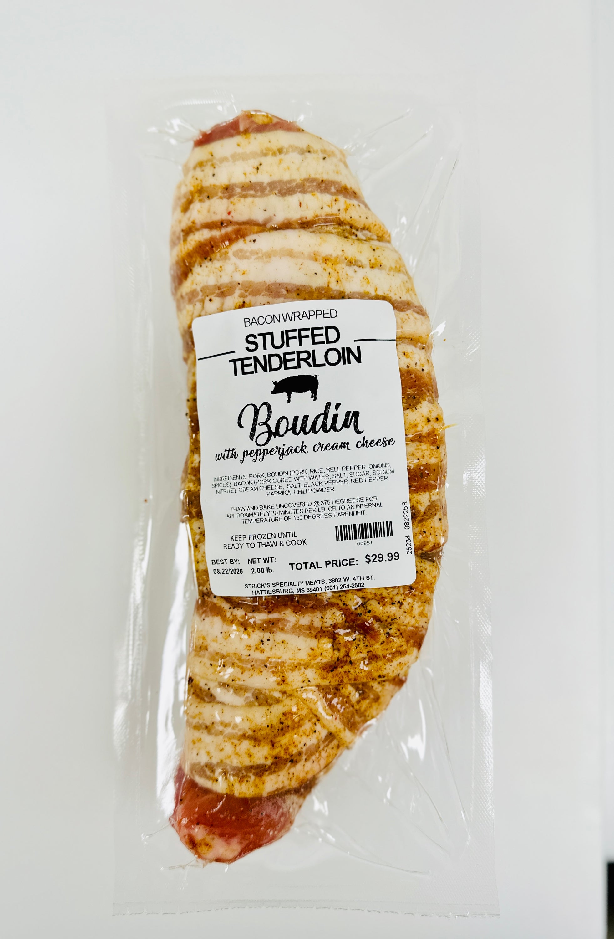 Stuffed Pork Tenderloin | Strick's Meats